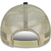 Atlanta Braves Tan All Day Trucker New Era 9FORTY A-Frame Snapback