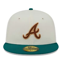 Atlanta Braves Chrome Camp Collection Gray UV 59FIFTY Fitted Hat