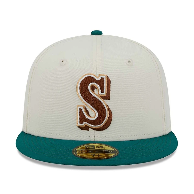 Seattle Mariners Chrome Camp Collection Gray UV 59FIFTY Fitted Hat