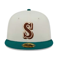 Seattle Mariners Chrome Camp Collection Gray UV 59FIFTY Fitted Hat