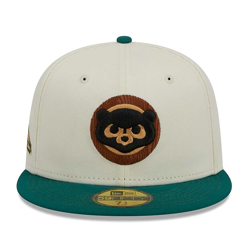 Chicago Cubs Chrome Camp Collection Gray UV 59FIFTY Fitted Hat