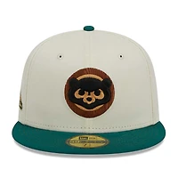 Chicago Cubs Chrome Camp Collection Gray UV 59FIFTY Fitted Hat