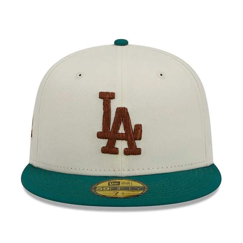 Los Angeles Dodgers Chrome Camp Collection Gray UV Annual Clearance 59FIFTY Fitted Hat