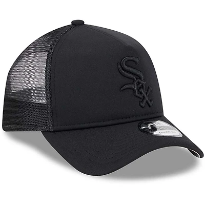 Chicago White Sox Black All Day Trucker New Era 9FORTY A-Frame Snapback