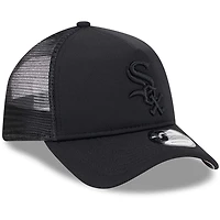 Chicago White Sox Black All Day Trucker New Era 9FORTY A-Frame Snapback