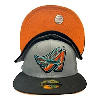 Los Angeles Angels Gray Two Tone 50th Anniversary Patch Orange UV New Era 59FIFTY Fitted Hat