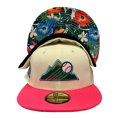 Colorado Rockies Two Tone 1998 ASG Patch Flower UV New Era 59FIFTY Fitted Hat