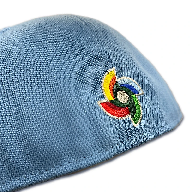 Mexico Sky Blue Red Two Tone WBC Gray UV New Era 59FIFTY Fitted Hat