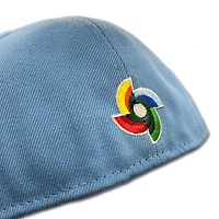 Mexico Sky Blue Red Two Tone WBC Gray UV New Era 59FIFTY Fitted Hat
