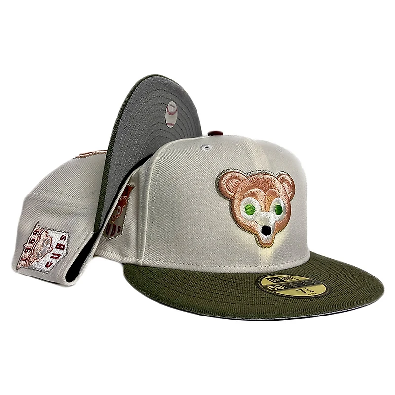 Chicago Cubs Chrome Two Tone 1969 Side Patch Gray UV Era 59FIFTY Fitted Hat