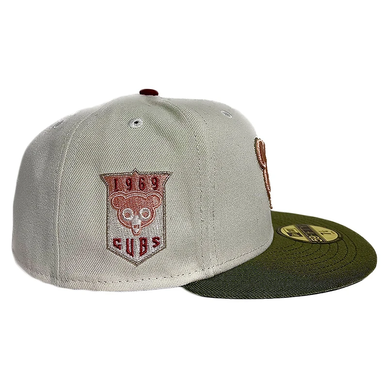 Chicago Cubs Chrome Two Tone 1969 Side Patch Gray UV Era 59FIFTY Fitted Hat