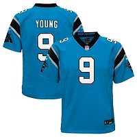 Youth Carolina Panthers Bryce Young Blue Nike Game Jersey
