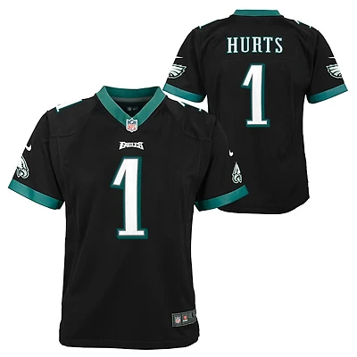 Youth Philadelphia Eagles Jalen Hurts Black Nike Game Jersey