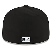 New York Yankees Black and White Basic Era 59FIFTY Fitted Hat