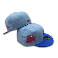 Los Angeles Dodgers Sky Blue Royal Two Tone 2020 WS Patch Red UV 59FIFTY Fitted Hat