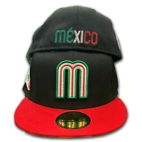 Mexico Black Red Green New Era 59FIFTY Fitted Hat