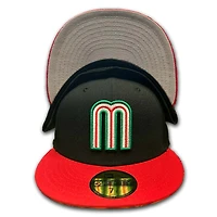 Mexico Black Red Green New Era 59FIFTY Fitted Hat