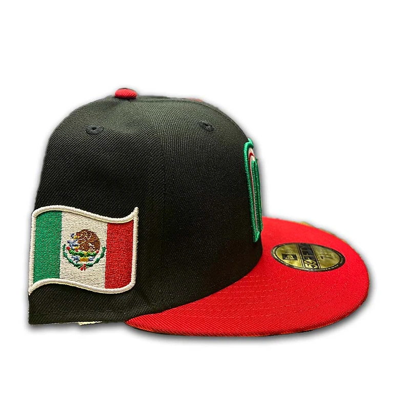 Mexico Black Red Green New Era 59FIFTY Fitted Hat