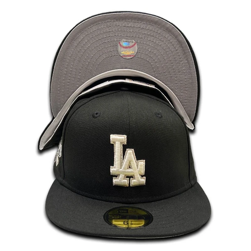 Los Angeles Dodgers Just Another Day 100th Patch Gray UV 59FIFTY Fitted Hat