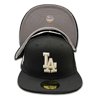Los Angeles Dodgers Just Another Day 100th Patch Gray UV 59FIFTY Fitted Hat