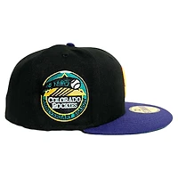 Colorado Rockies Black Two Tone 10th Anniversary Patch Green UV New Era 59FIFTY Fitted Hat