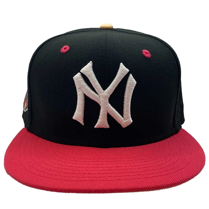 New York Yankees Black and Magenta Groceries Pack 1939 World Series Patch Peach UV Era 59Fifty Fitted Hat