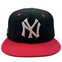 New York Yankees Black and Magenta Groceries Pack 1939 World Series Patch Peach UV Era 59Fifty Fitted Hat