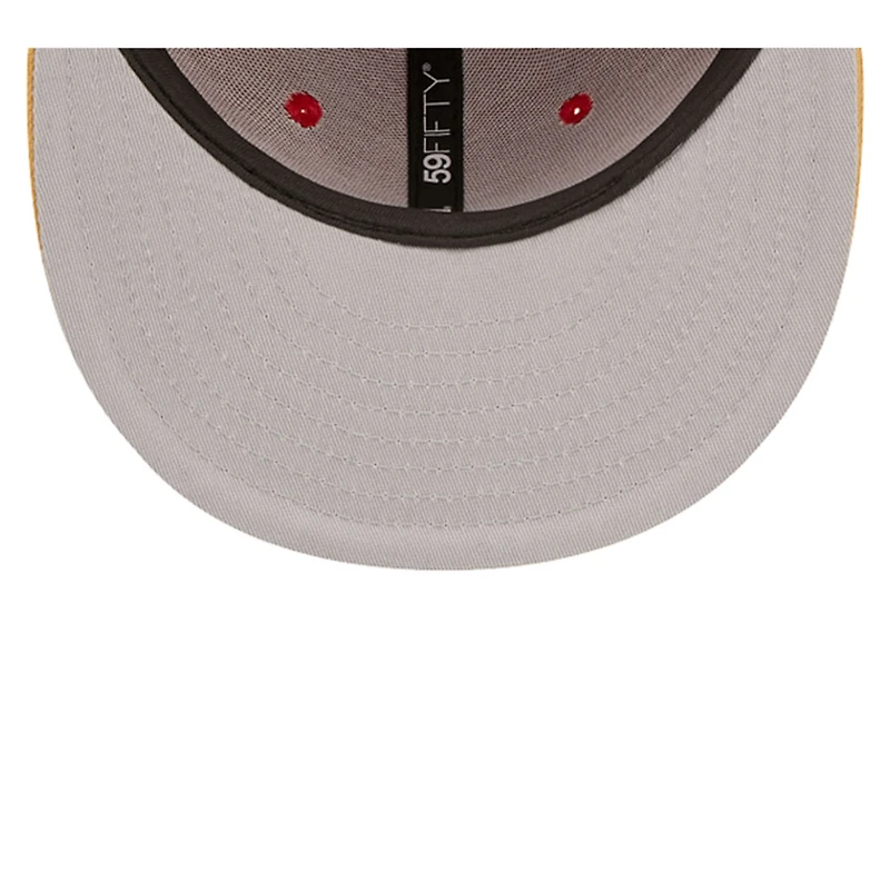 San Francisco 49ers Letterman Collection Gray UV 59FIFTY Fitted Hat