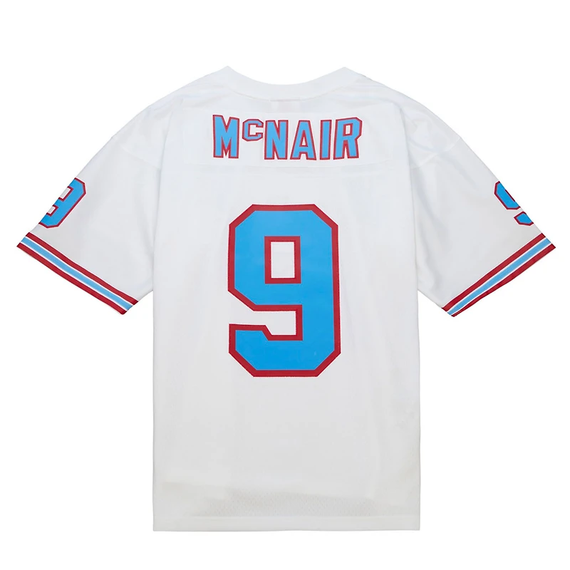 Tennessee Oilers Steve Mcnair 1998 Mitchell & Ness White Legacy Jersey