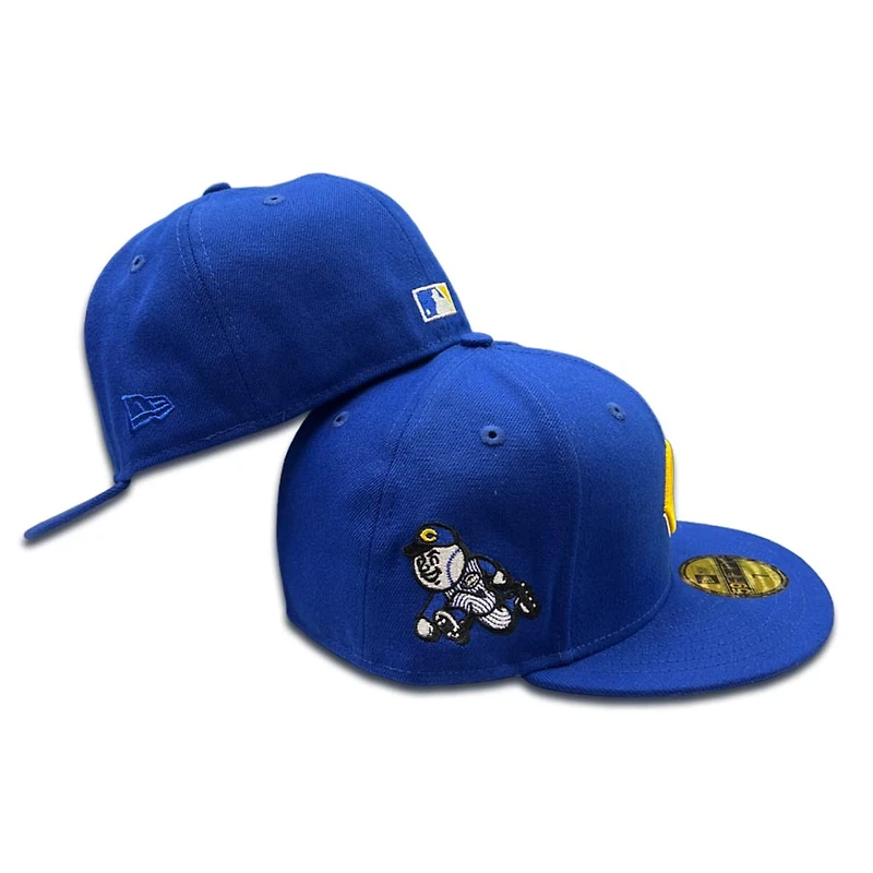 Cincinnati Reds Royal Blue Running Man Shaw Gray UV 59FIFTY Fitted Hat