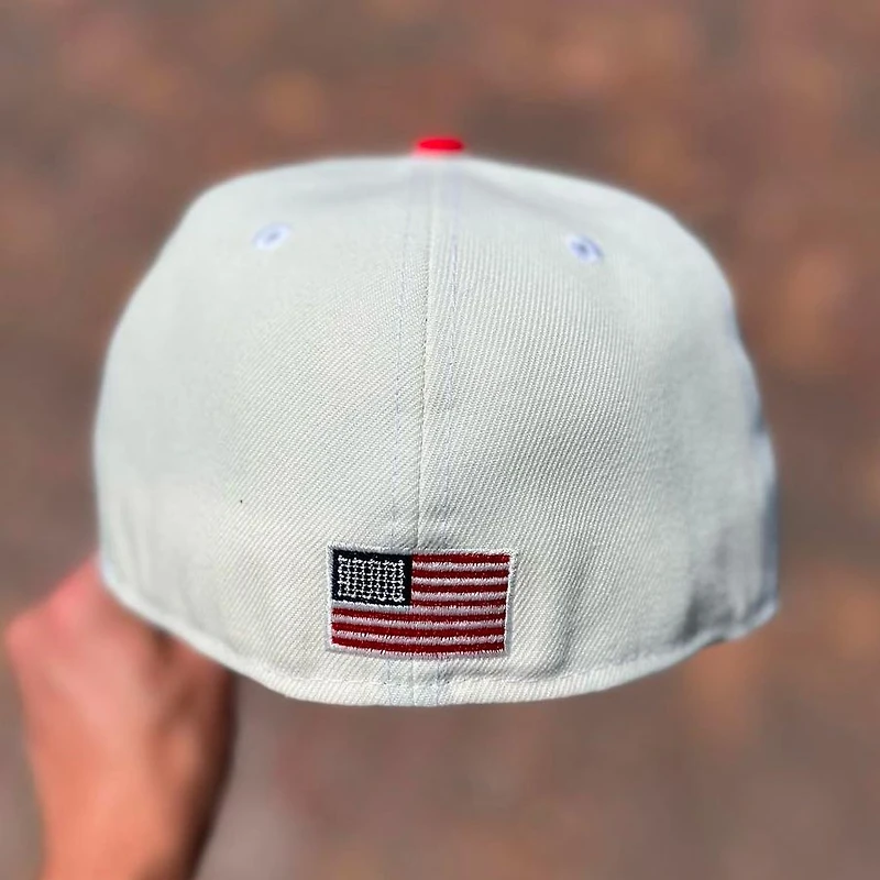 San Francisco Giants Chrome Two Tone 50th Anniversary Patch Blue UV New Era 59FIFTY Fitted Hat