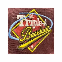 Memphis Redbirds Maroon and Mocha Women Artists Pack Triple A Patch Green UV New Era 59Fifty Fitted Hat