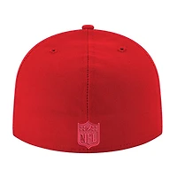 Dallas Cowboys Scarlett Red Tonal Gray UV New Era 59FIFTY Fitted Hat