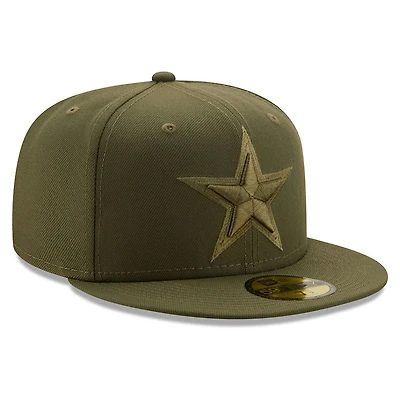 Dallas Cowboys Olive Color Pack UV New Era 59FIFTY Fitted Hat