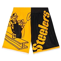 Pittsburgh Steelers Big Face Fashion Mitchell & Ness Shorts