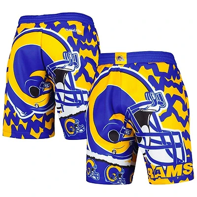 Los Angeles Rams Royal Jumbotron 2 Fashion Mitchell & Ness Shorts