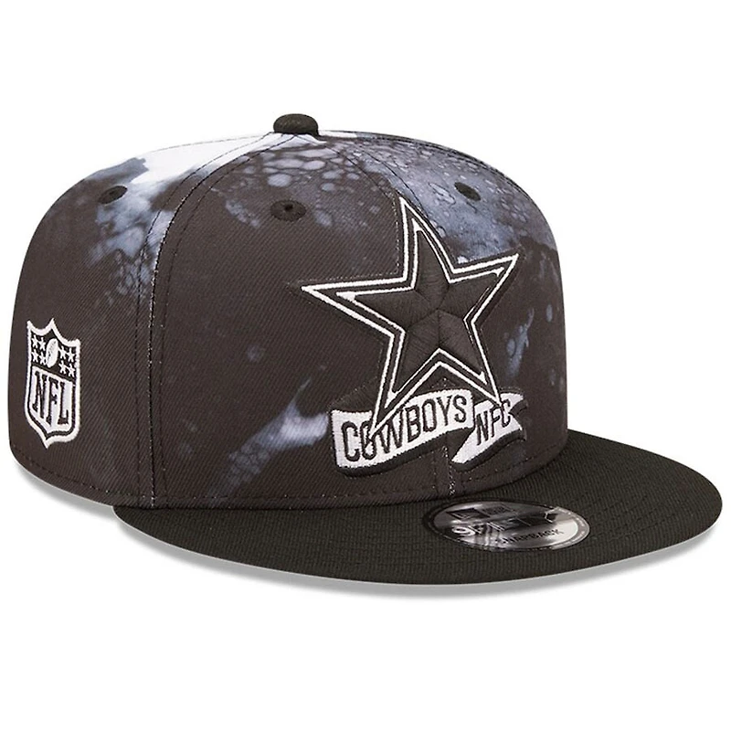 Dallas Cowboys Black Sideline Ink New Era 9FIFTY Snapback