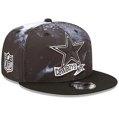 Dallas Cowboys Black Sideline Ink New Era 9FIFTY Snapback