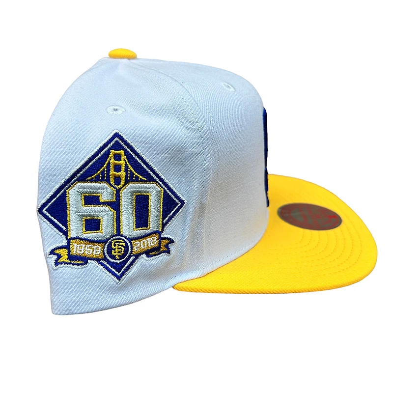 San Francisco Giants White Hometown Mitchell & Ness Snapback Hat