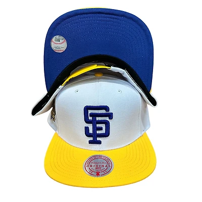 San Francisco Giants White Hometown Mitchell & Ness Snapback Hat