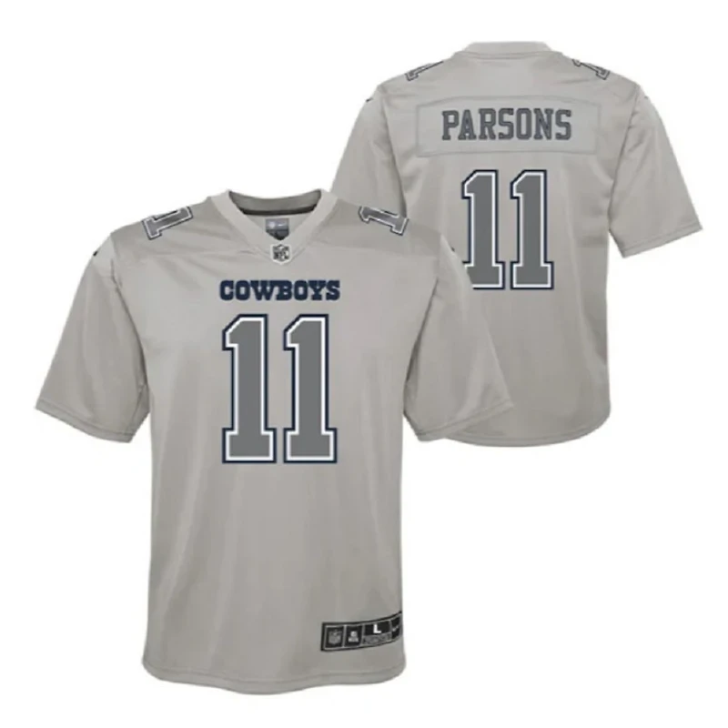 Youth Dallas Cowboys Micah Parsons Gray Nike Atmosphere Jersey