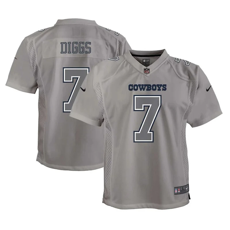Youth Dallas Cowboys Trevon Diggs Gray Nike Atmosphere Jersey