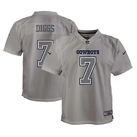 Youth Dallas Cowboys Trevon Diggs Gray Nike Atmosphere Jersey