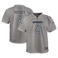 Youth Dallas Cowboys Dak Prescott Gray Nike Atmosphere Jersey