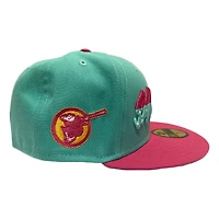 San Diego Padres Mint Pink Two Tone Friar Side Patch Gray UV 59FIFTY Fitted Hat
