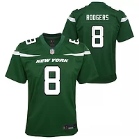 Youth New York Jets Aaron Rodgers Green Nike Jersey