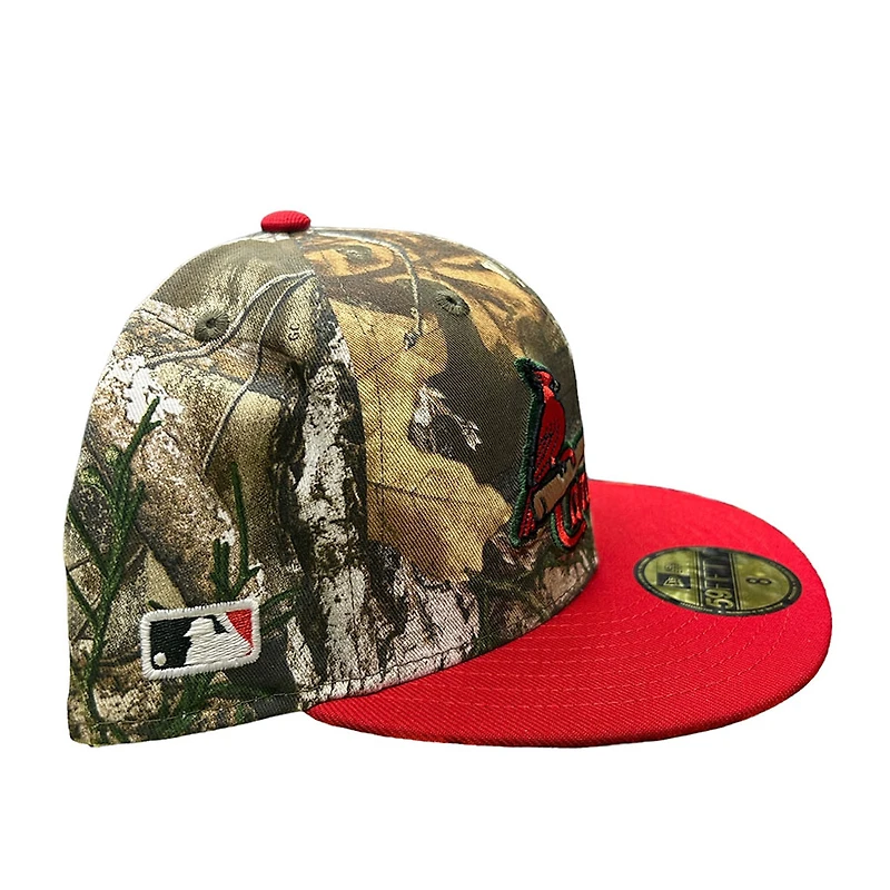 St. Louis Cardinals Realtree Two Tone Batterman Side Patch Gray UV New Era 59FIFTY Fitted Hat