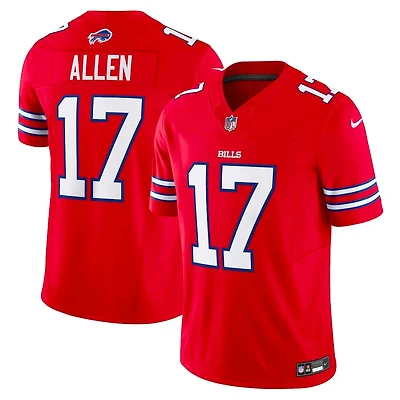 Buffalo Bills Josh Allen Alternate Red Color Rush Nike Vapor F.U.S.E Limited Jersey