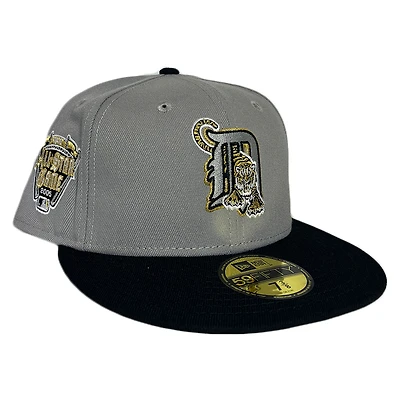 Detroit Tigers Gray Two Tone Gold Flake Collection 2005 ASG Patch UV 59FIFTY Fitted Hat