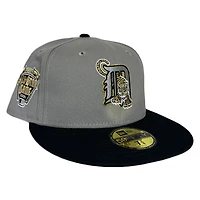Detroit Tigers Gray Two Tone Gold Flake Collection 2005 ASG Patch UV 59FIFTY Fitted Hat